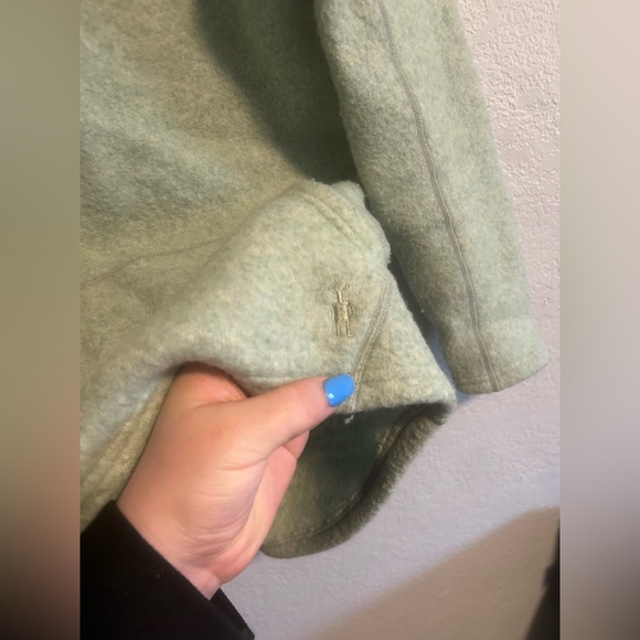 Smartwool Women's Hudson Trail Fleece Pullover size Small in Light Jade - Picture 5 of 12